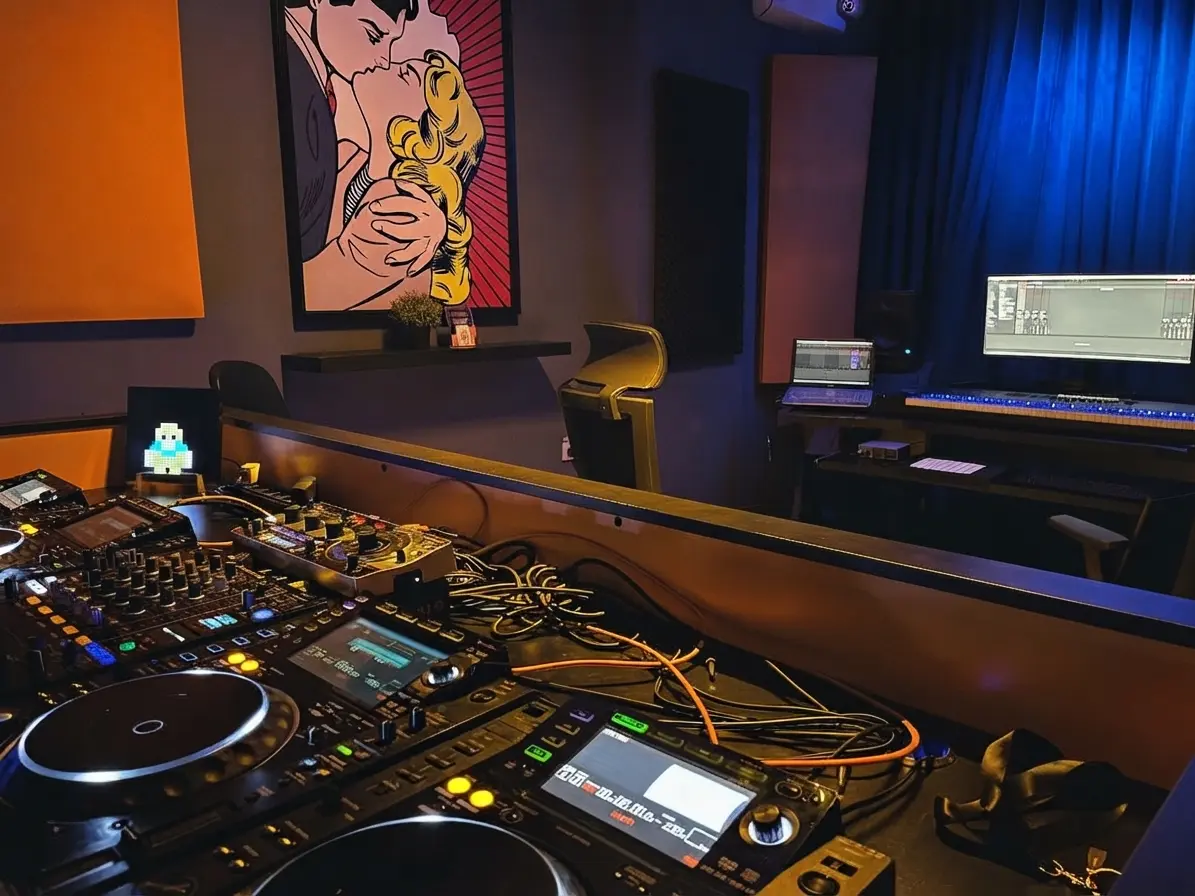 SonarHouse Studio B DJ and production room